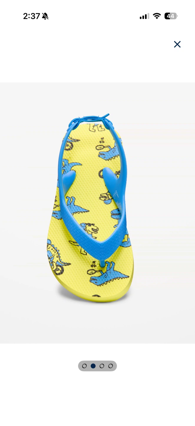 Old Navy Toddler Dinosaur Flip-Flop Sandals - photo 4