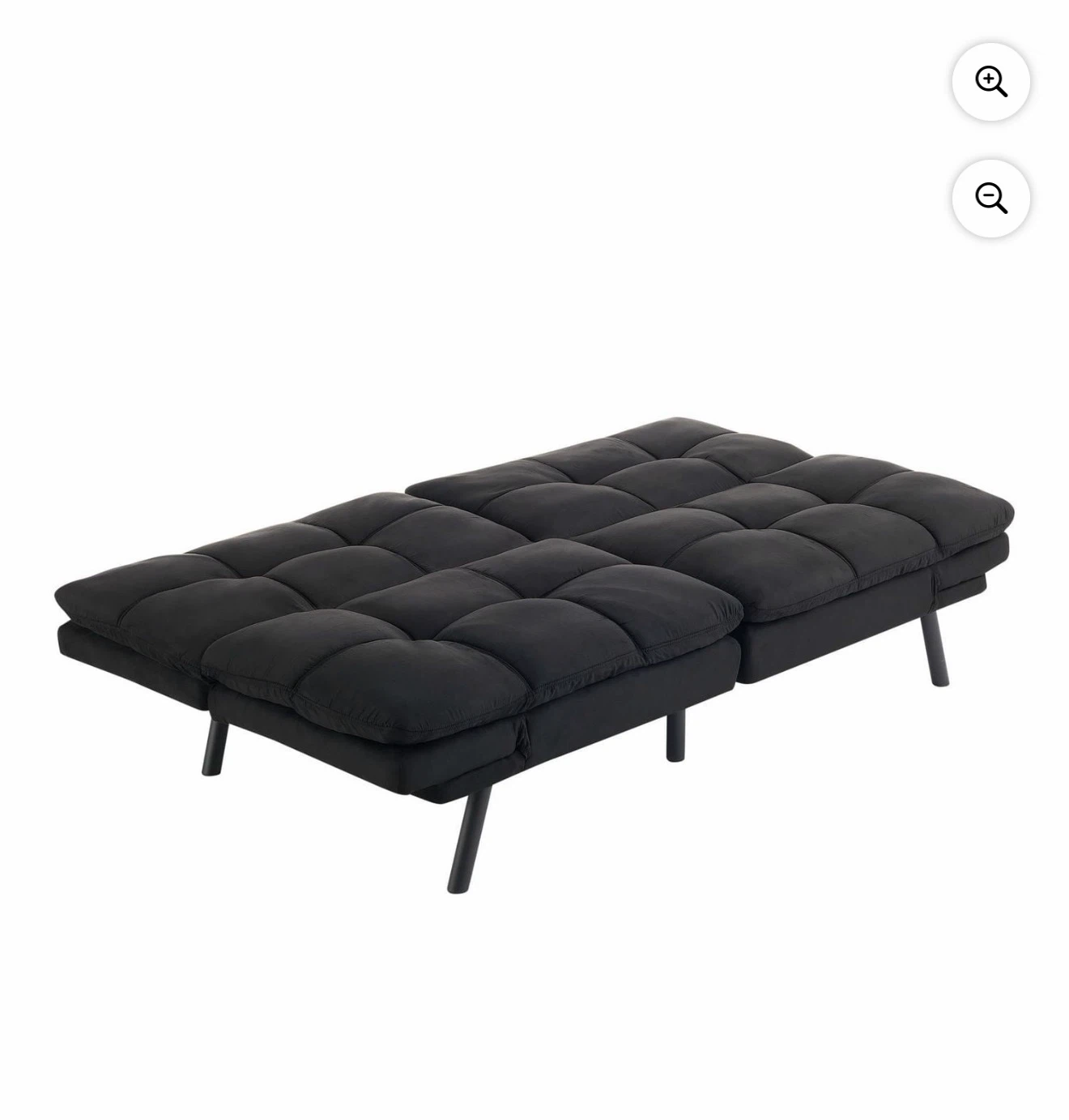 Black futon Sofa - photo 5