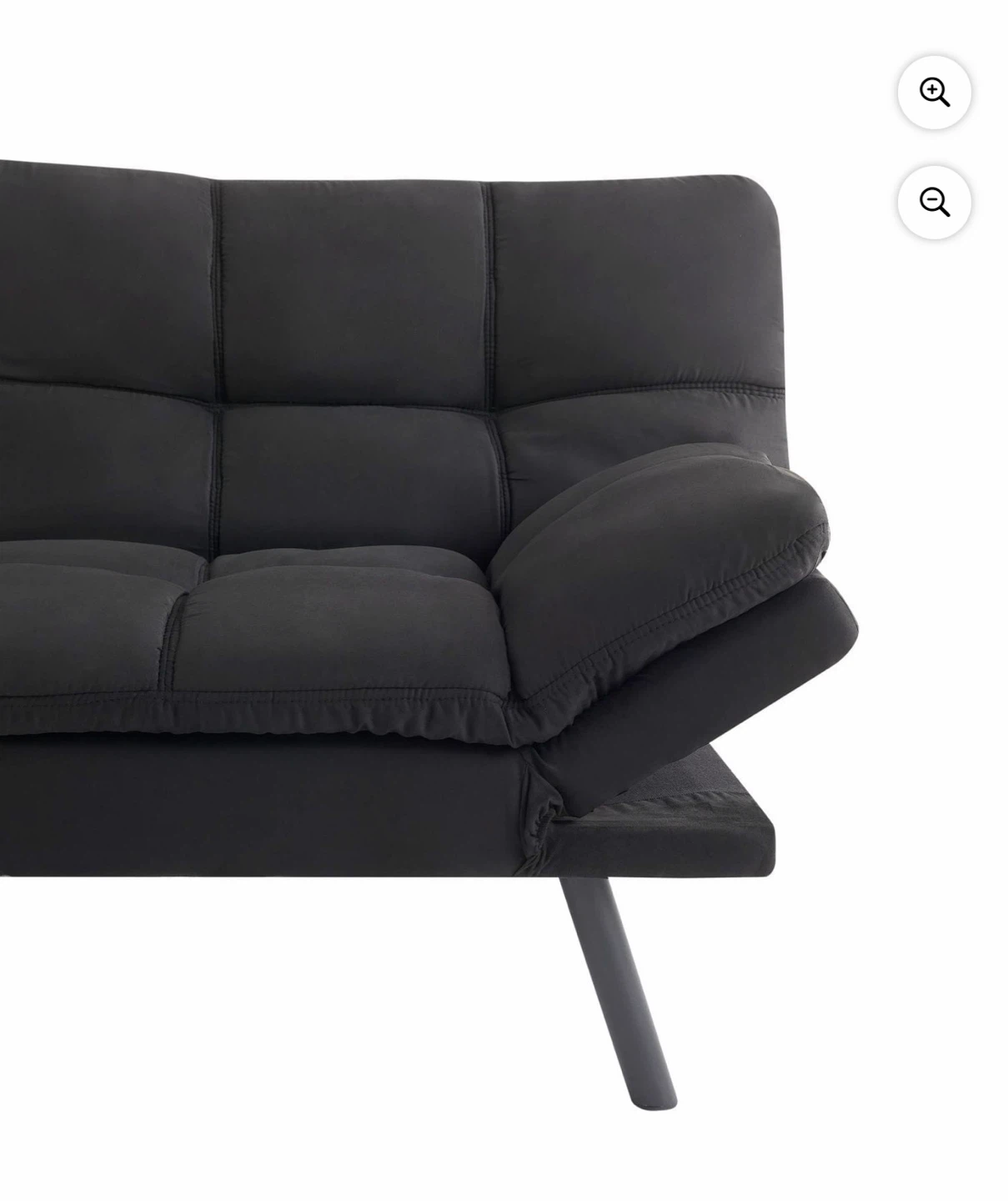 Black futon Sofa - photo 3