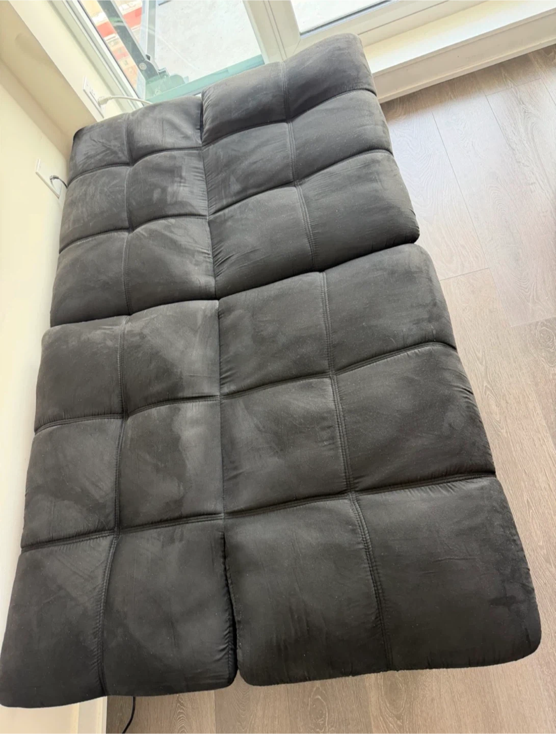 Black futon Sofa - photo 4