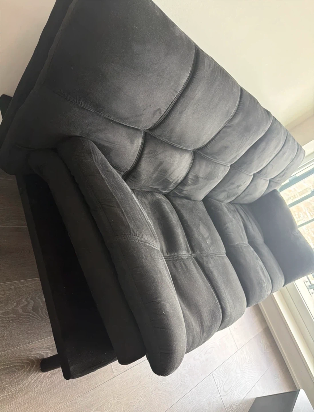 Black futon Sofa - photo 2