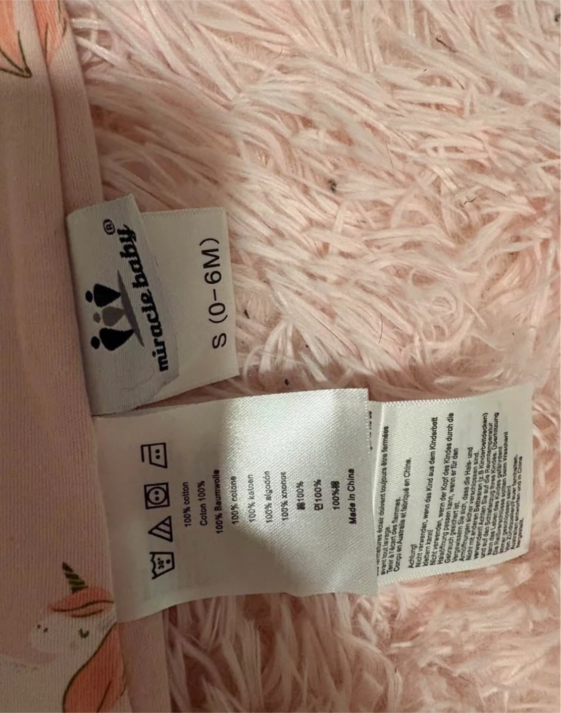 Miracle Baby Unicorn Sleep Sack - Size S (0-6M) - photo 2