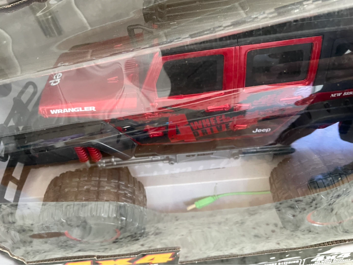 NEW- New Bright Jeep wrangler 4x4 R/C toy - photo 2