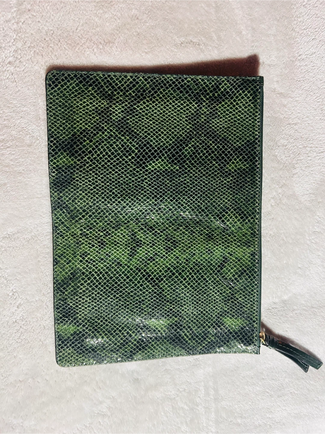 Green Snake Print Clutch/Pouch - photo 2