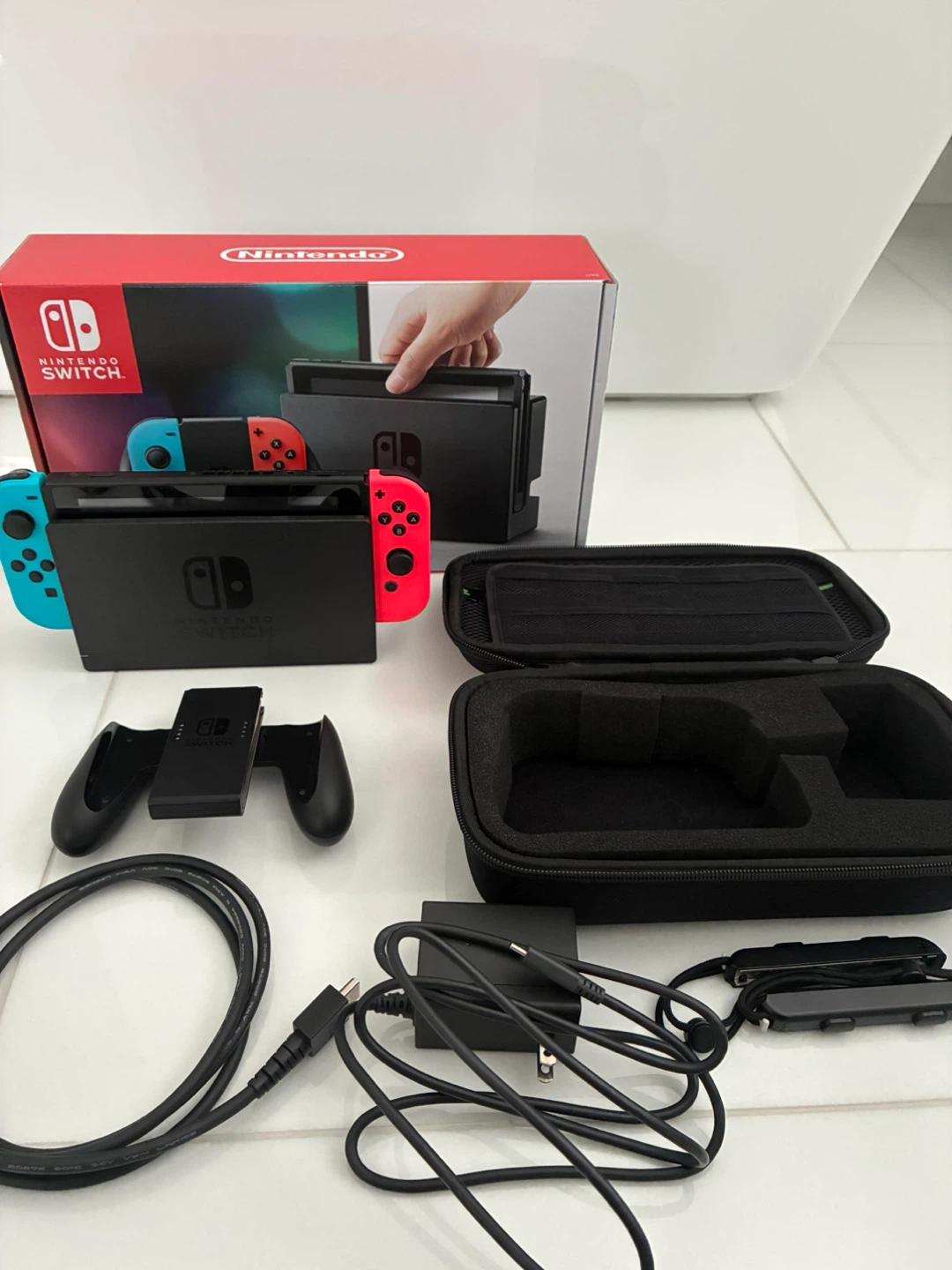Nintendo Switch Console with Accessories and Carrying Case - photo 2
