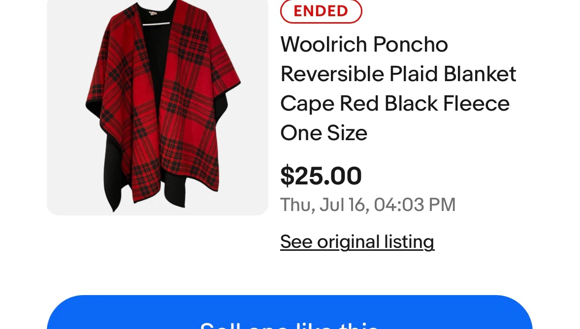 Wrap red and black fleece - photo 2