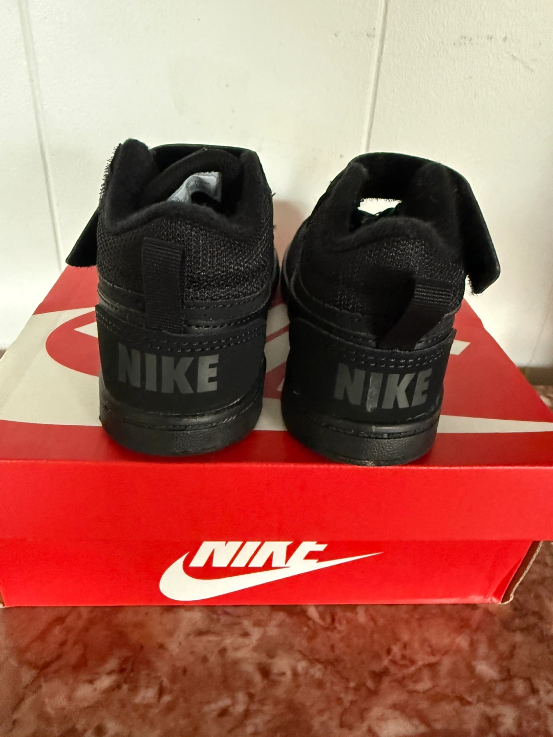 Nike Court Borough Mid TDV Toddler Shoes Black Size 9c - photo 2