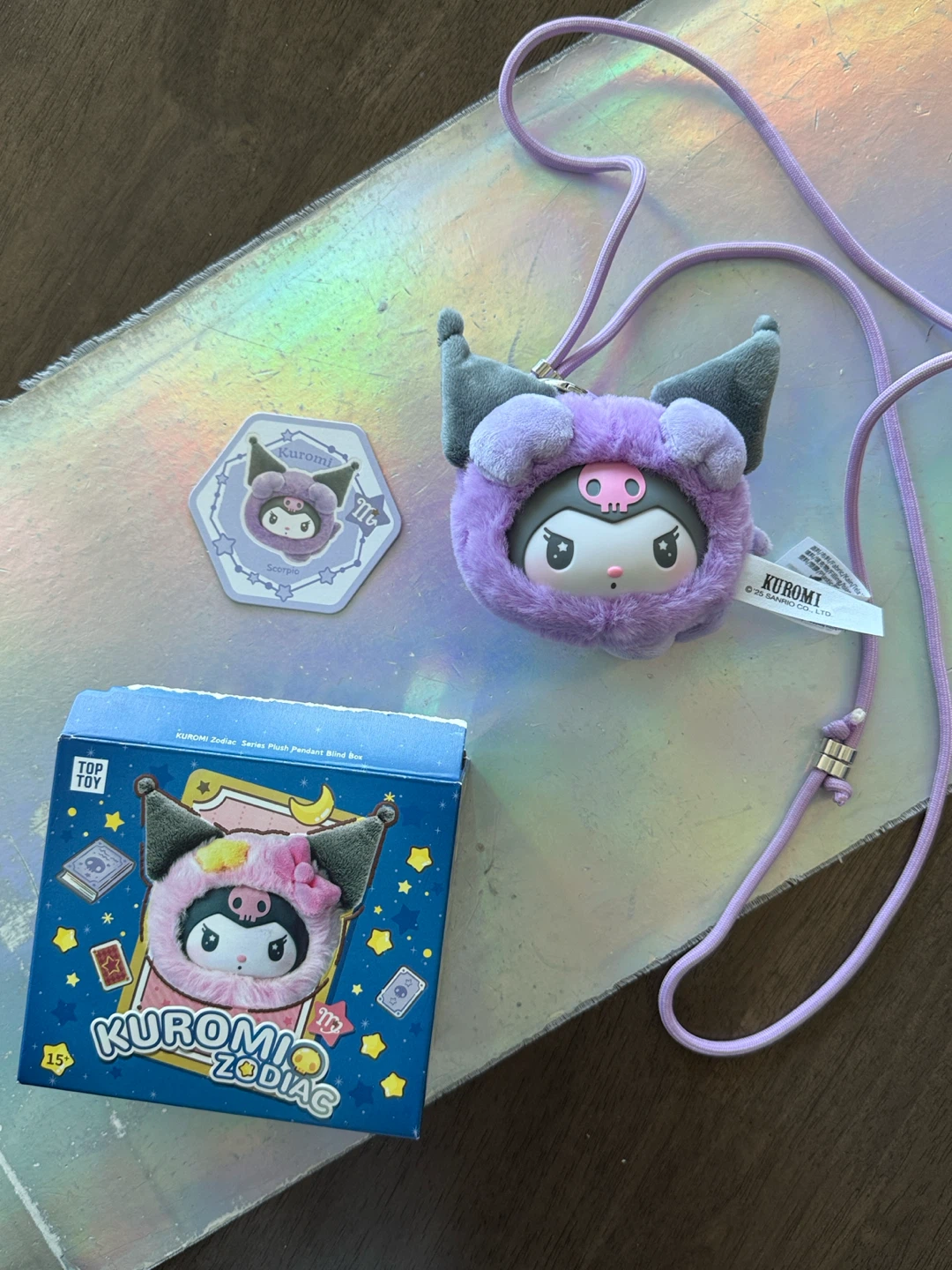 Sanrio Zodiac Kuromi MINISO TOP TOY bag charm blind box pendant