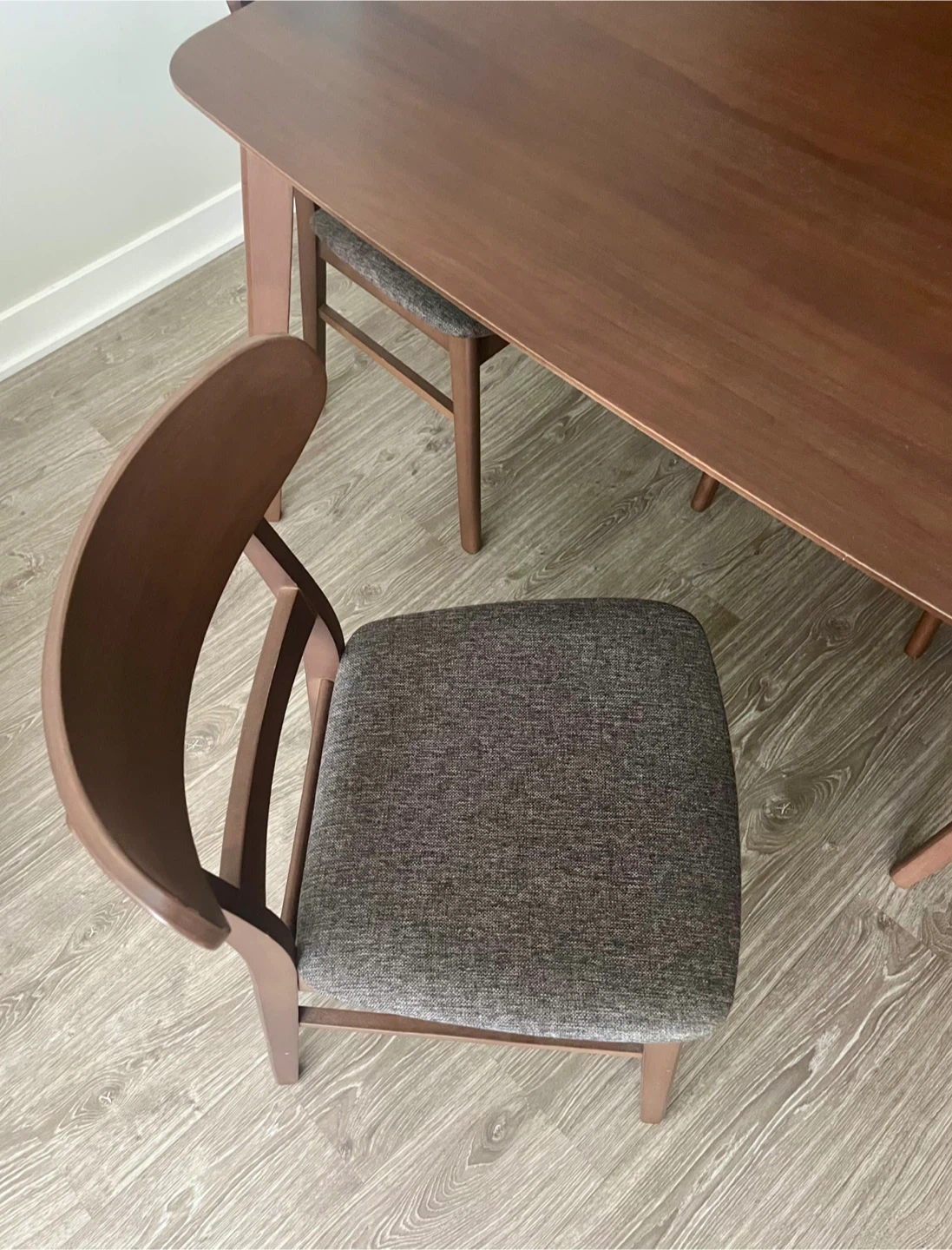 Wooden table set - photo 3