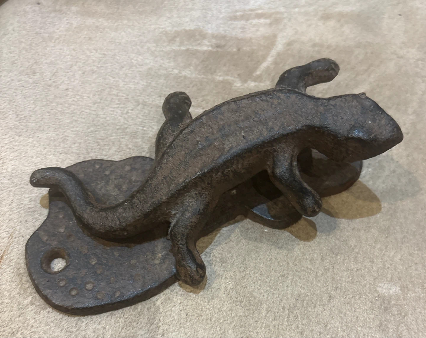 Cast Iron Lizard Door Knocker - photo 2