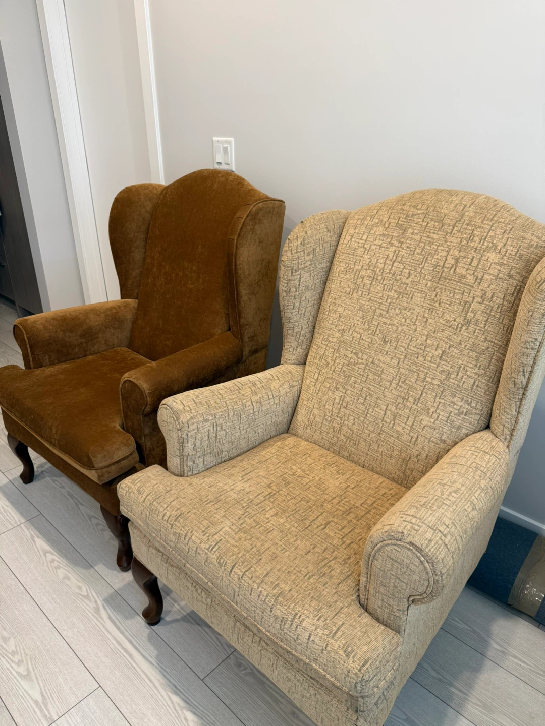 Two sofa chairs