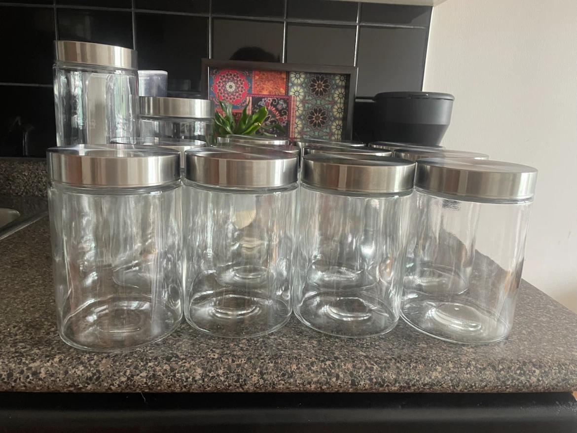 Selling 13 glass containers for grocery - photo 2