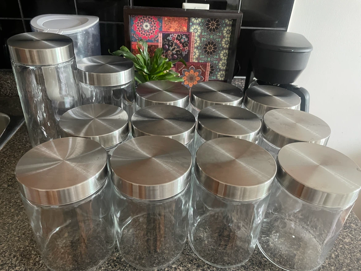 Selling 13 glass containers for grocery - photo 3