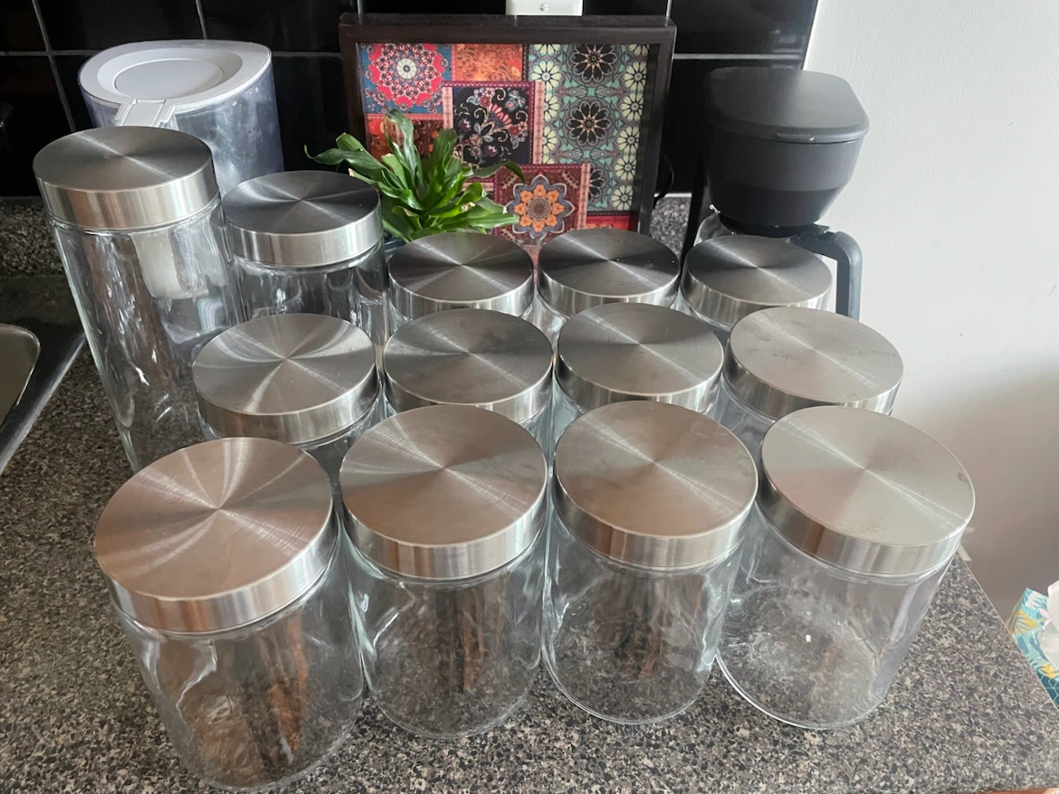 Selling 13 glass containers for grocery - photo 4