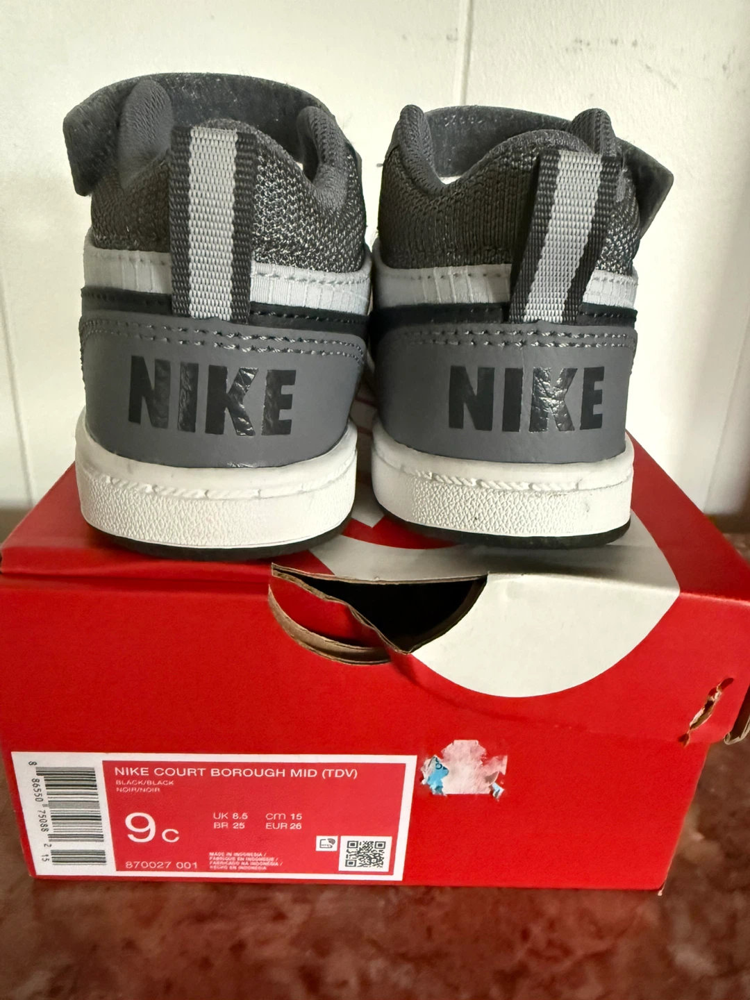Nike Court Borough Mid Toddler Sneakeds - photo 2