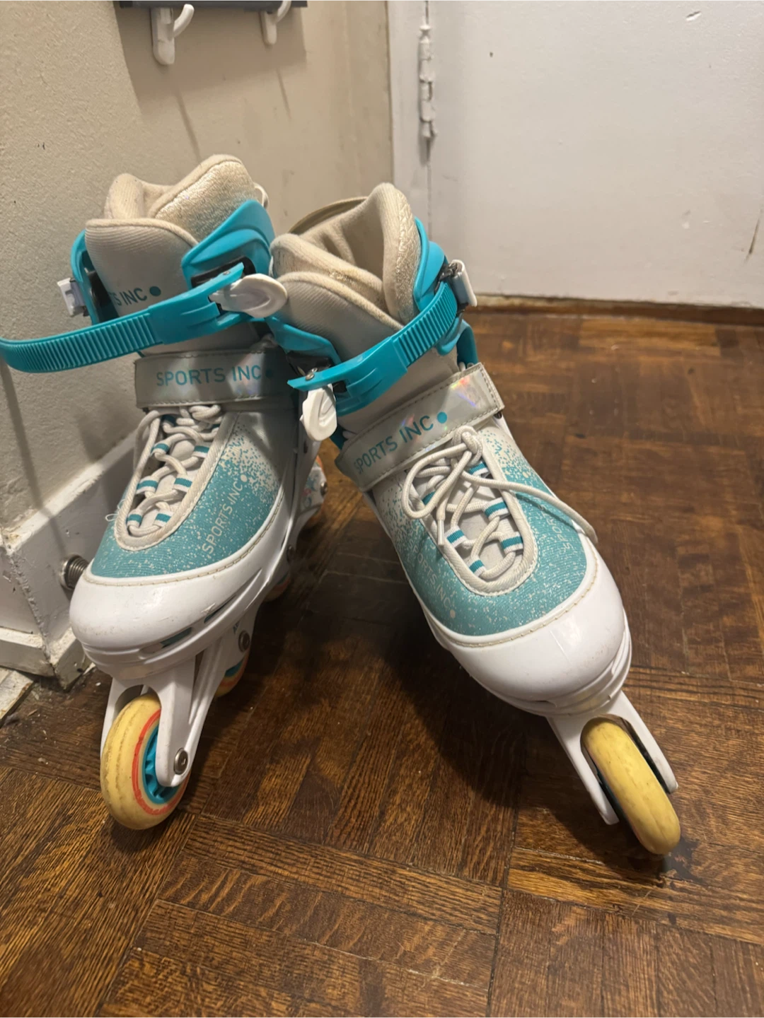 Sports Inc White and Blue Inline Skates