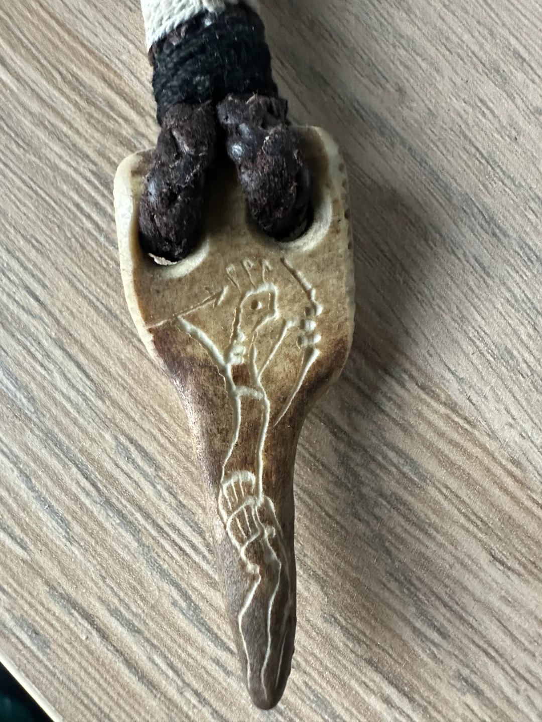 VINTAGE NATIVE SAMI DEER ANTLER NECKLACE INDIGENOUS JEWELLERY