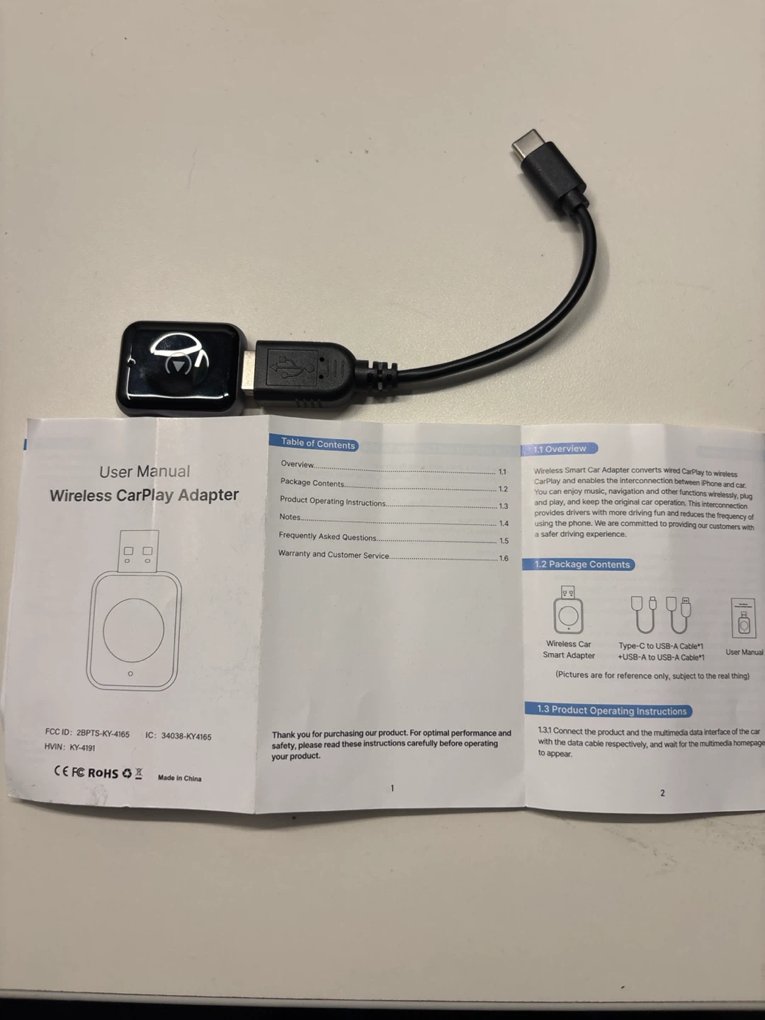 Wireless CarPlay Adapter