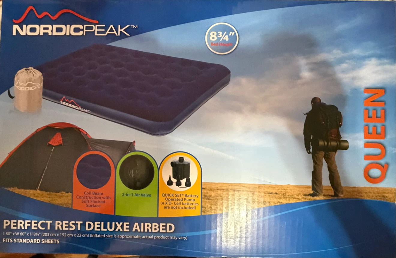NordicPeak Queen Perfect Rest Deluxe Airbed