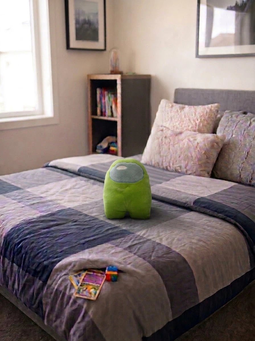 Lime Green Among Us Plush Toy