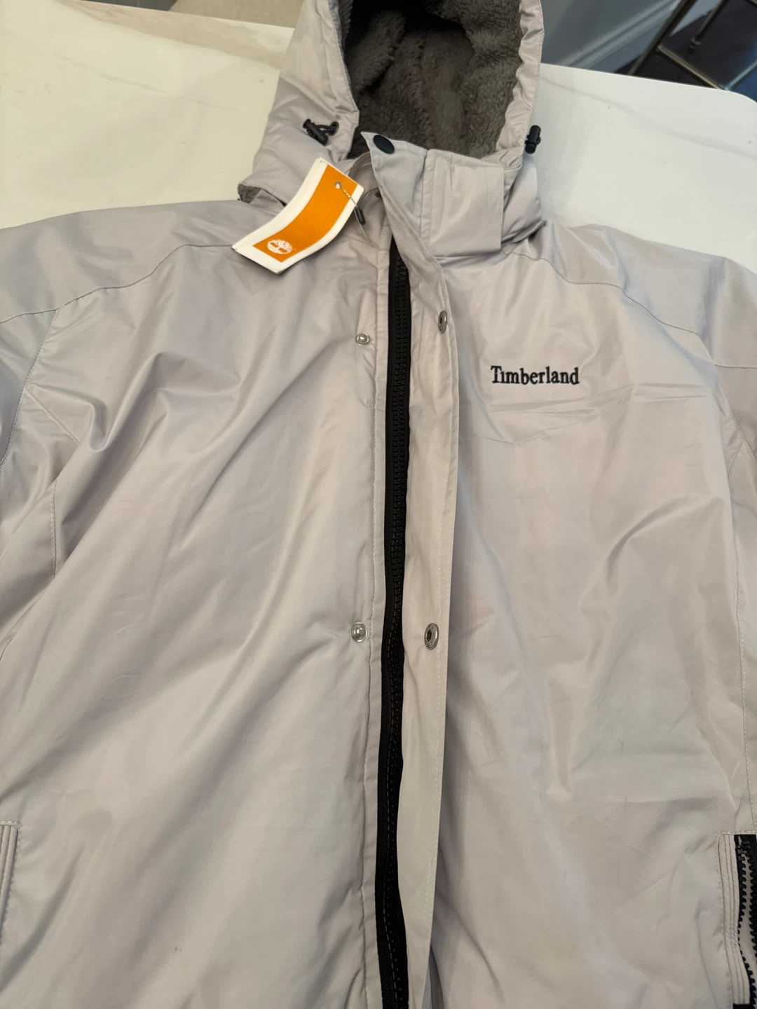 Brand new Original Timberland puffer jacket grey colour size XXL - photo 2