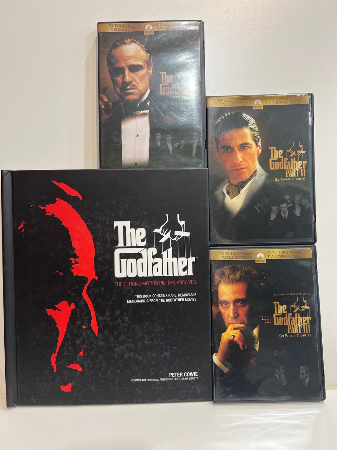 The Godfather Trilogy DVDs and Official Archives Book