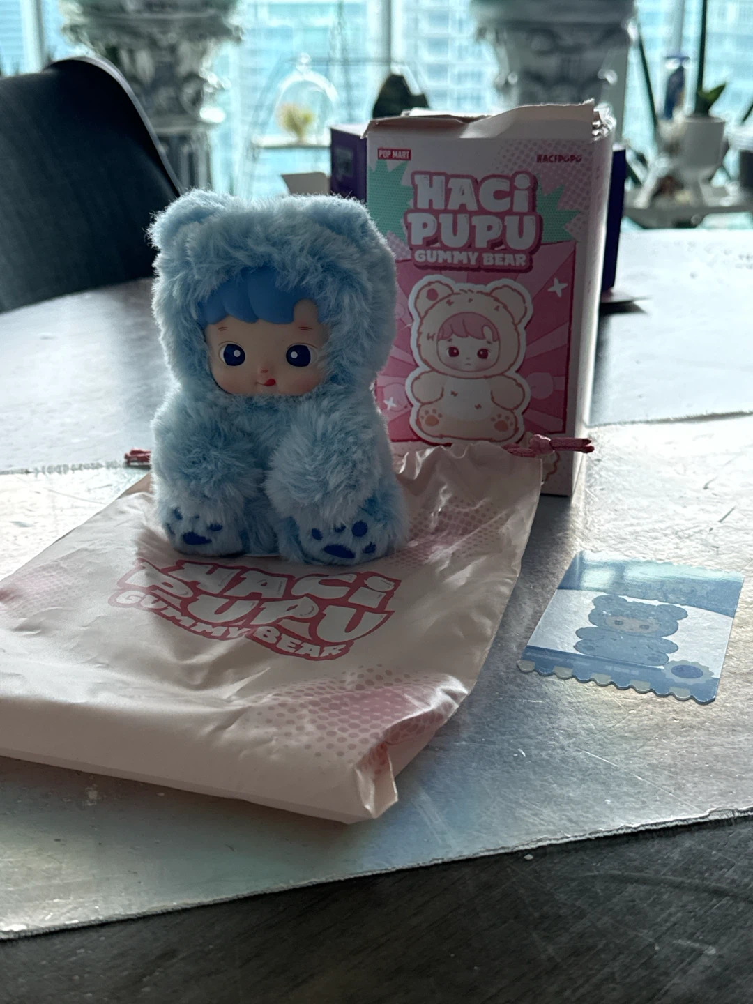 POP MART Hacipupu Gummy Bear Series Blueberry Pendant Bag Charm - photo 3