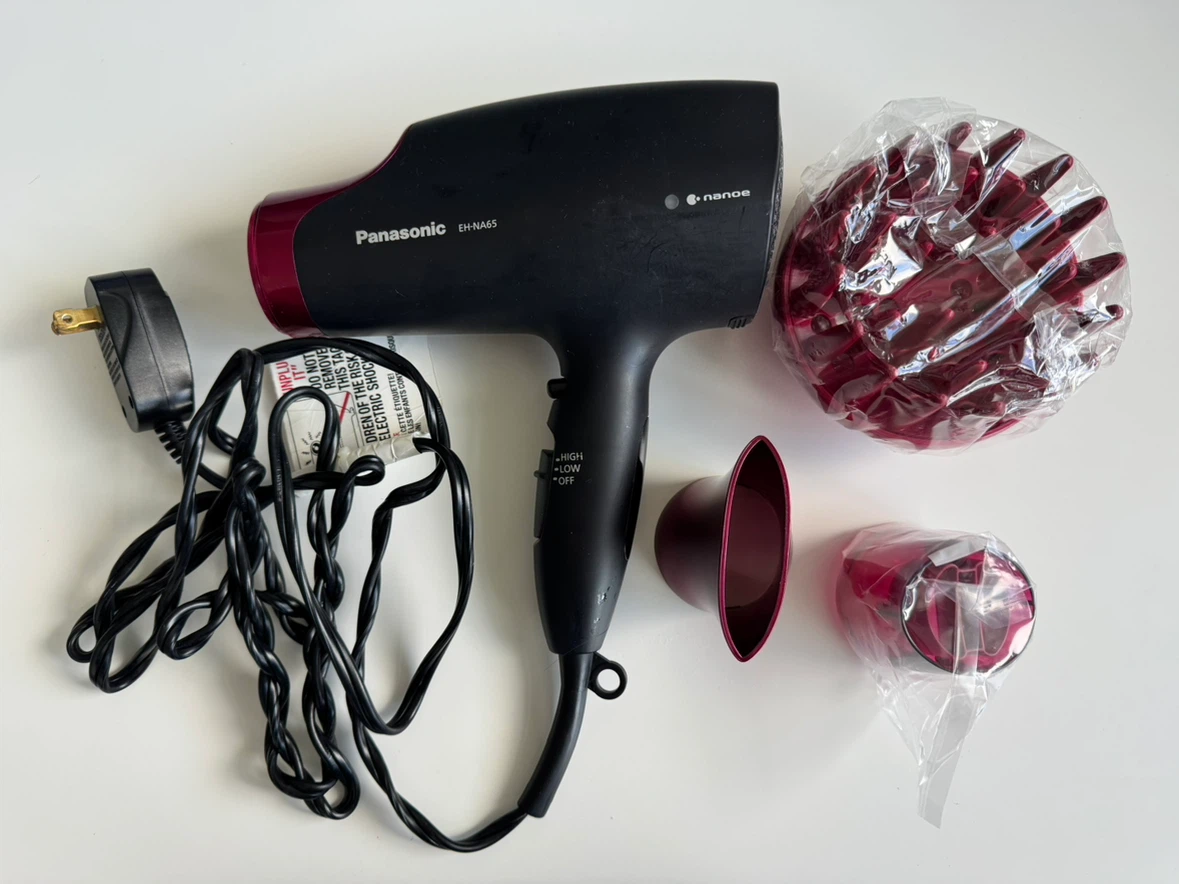 Panasonic EH-NA65 Nanoe Hair Dryer with Attachments