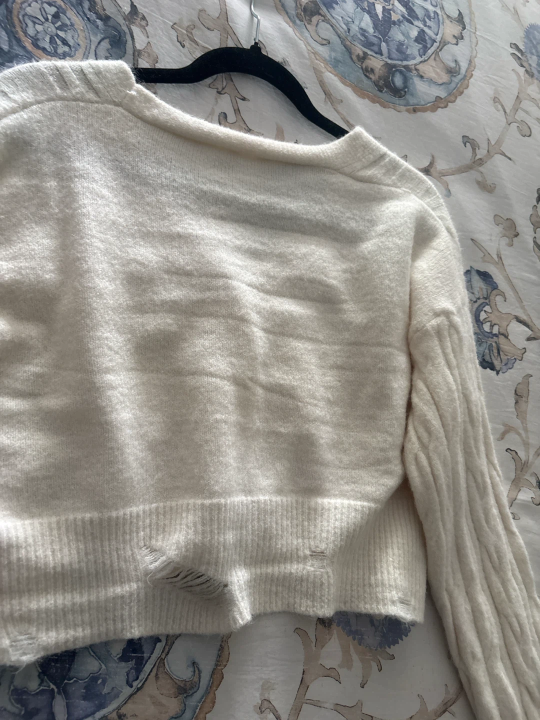 Ladies Cotton - Cream Colour Cardigan - Size Small - photo 3