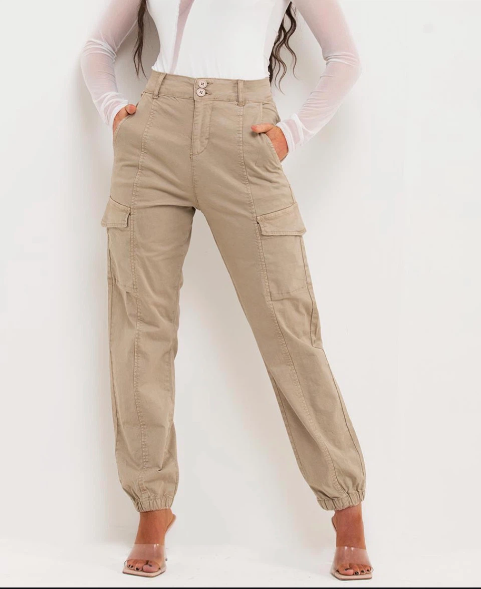 Light beige cargo pants