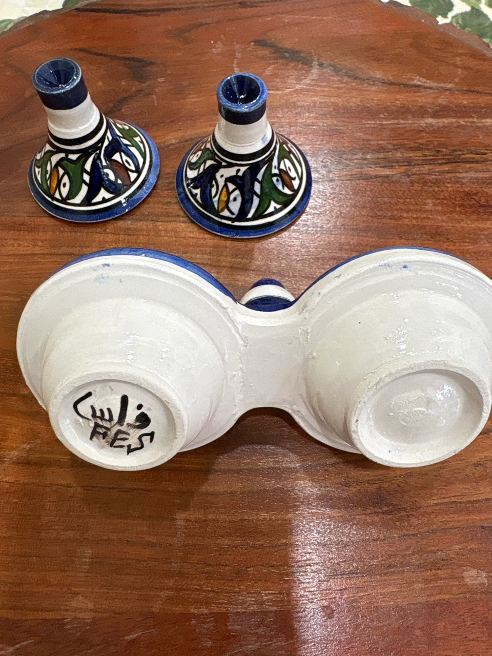 Ceramic Double Dish with Lids - photo 5
