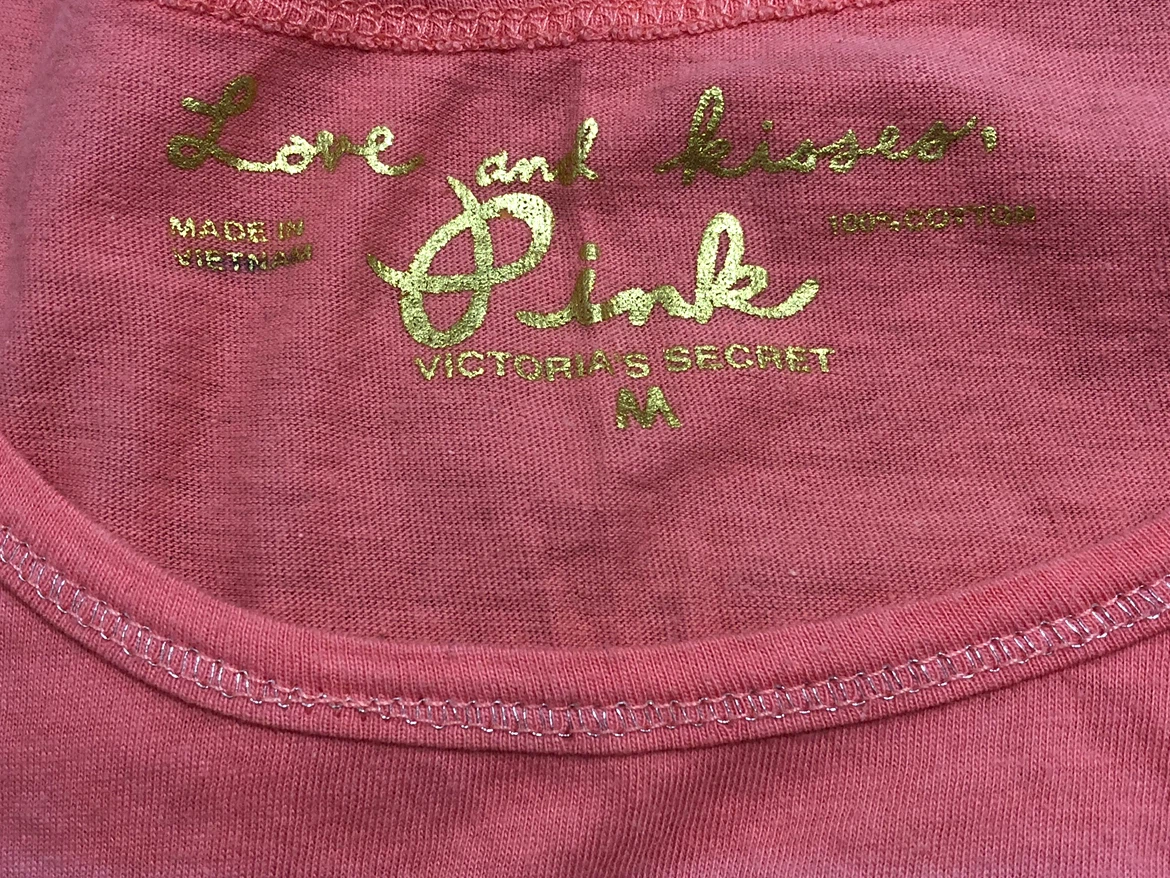 Preowned Victoria's Secret PINK T-Shirt Size Medium - photo 3