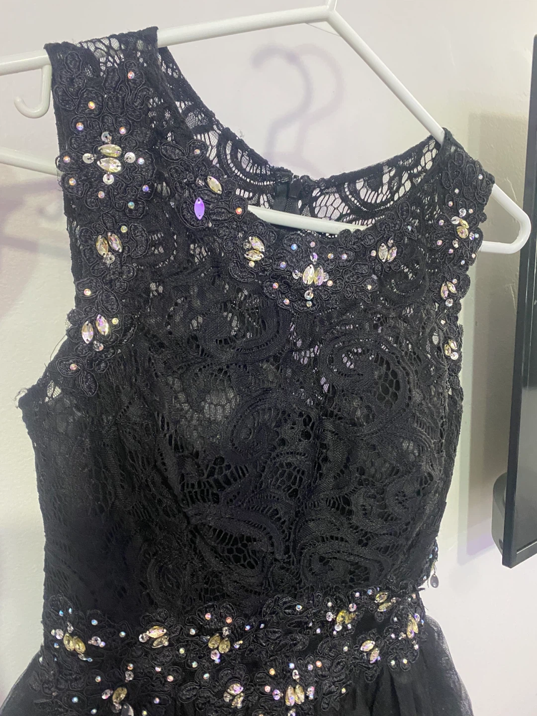 NEW 2xs black grad dress - photo 5