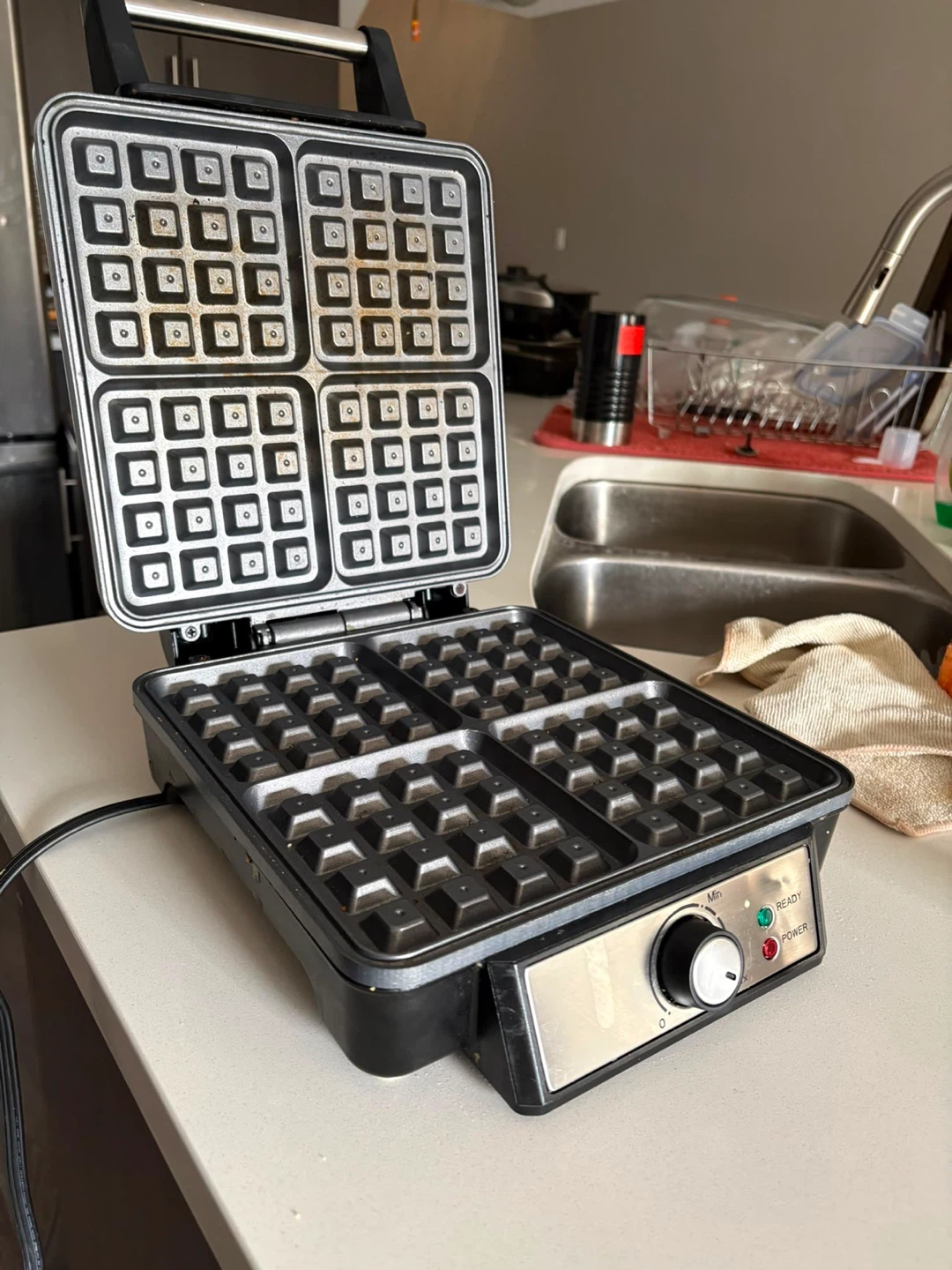 Chefman Stainless Steel Belgian Waffle Maker - photo 2