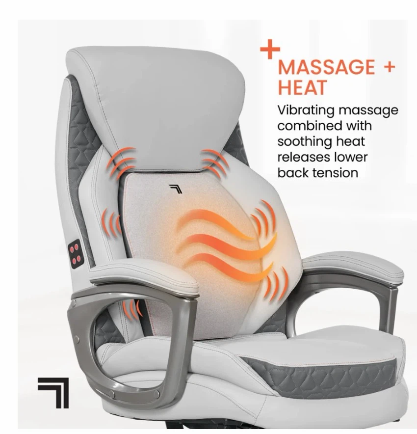 Sharper Image S-600 Executive Office Chair - Grey - photo 3