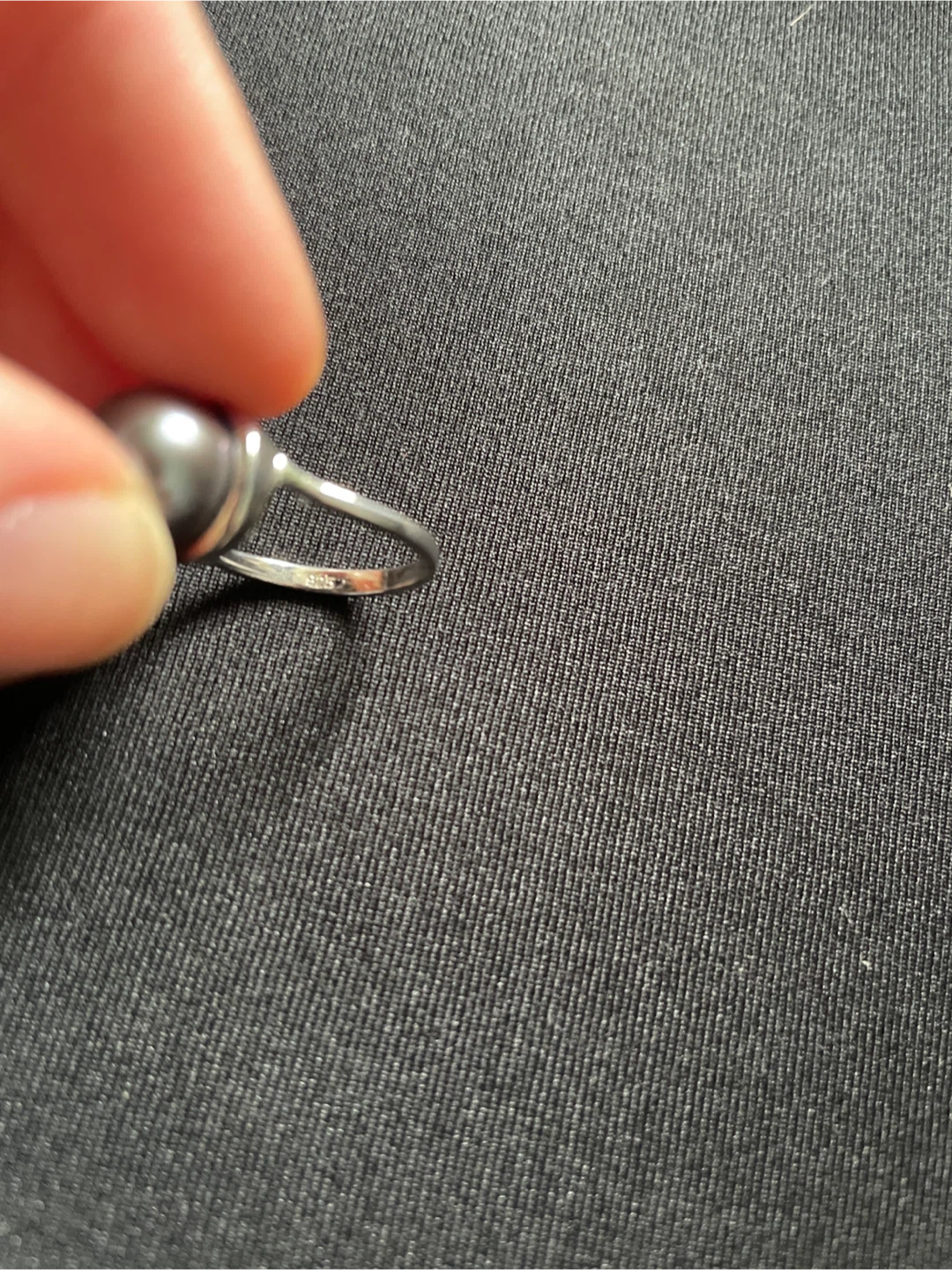 Pearl and 925 Sterling Silver Ring - photo 4