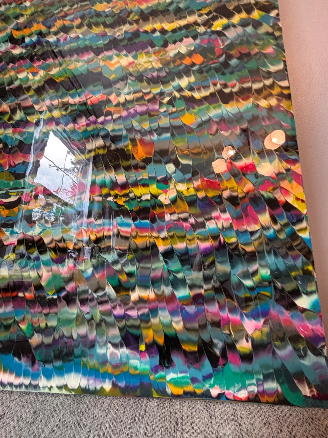 Unique Textured Mixed Media Wall Art Painting 2011 - photo 3