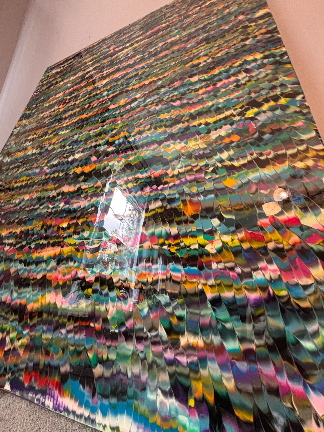 Unique Textured Mixed Media Wall Art Painting 2011 - photo 4