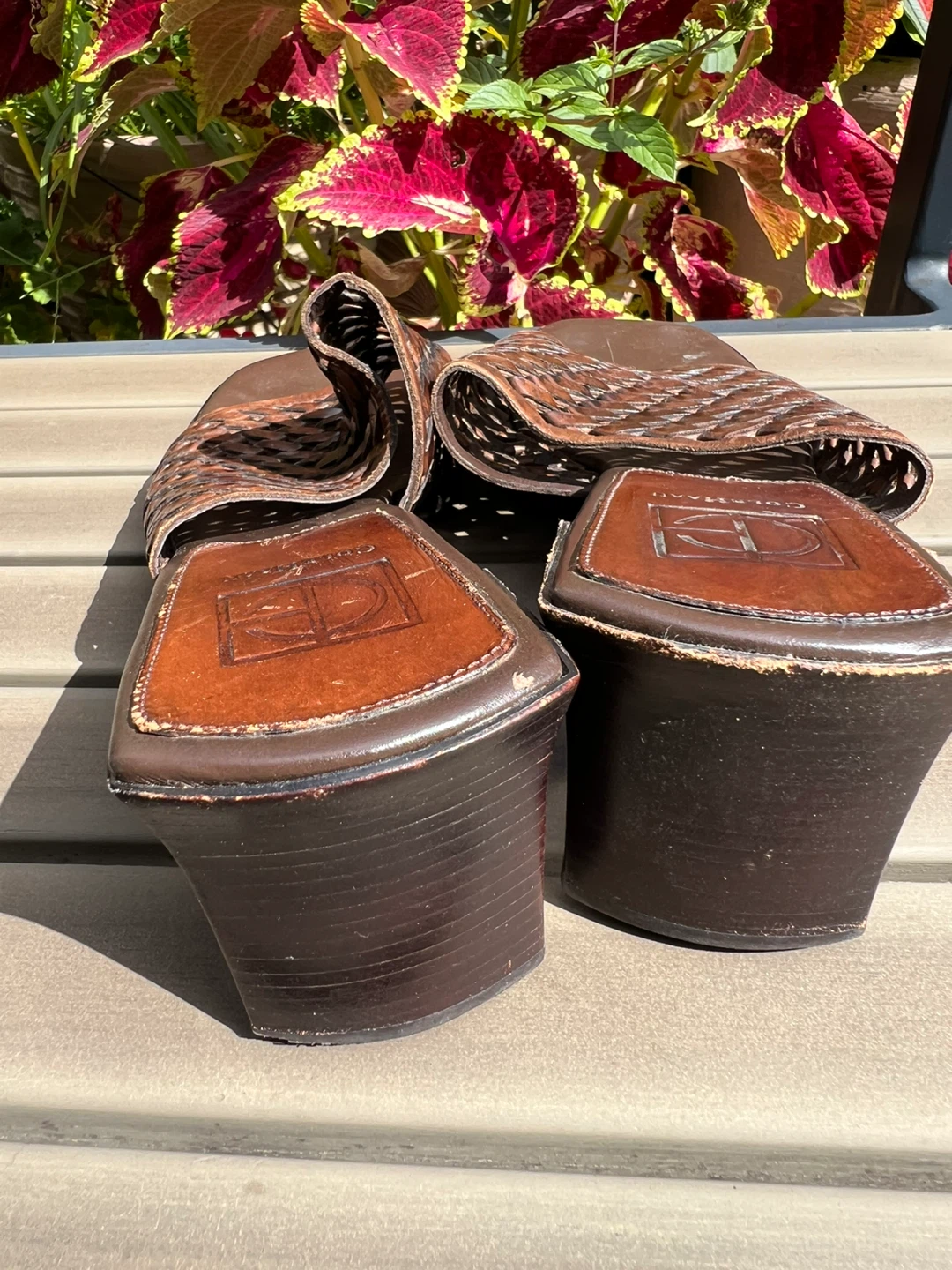 Cole Haan Woven Leather Slides w8.5 - photo 3