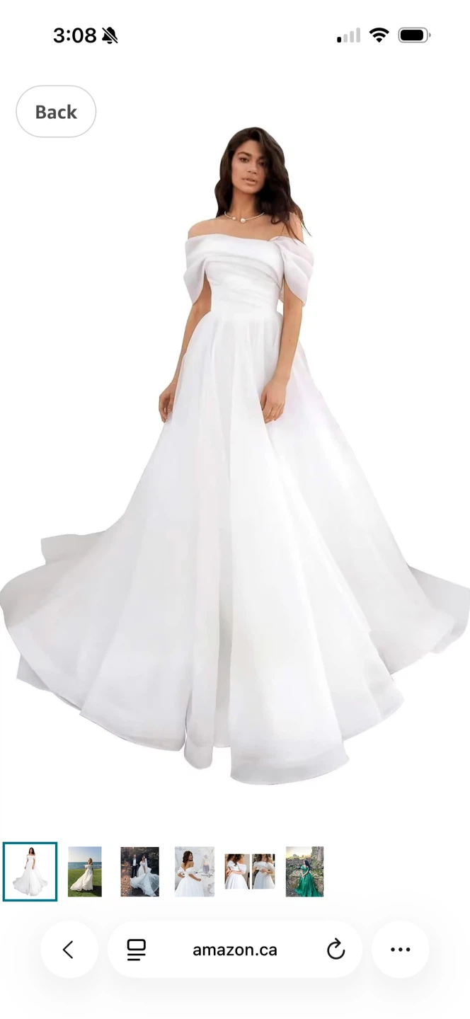 White Formal/Wedding Dress *NEVER WORN*