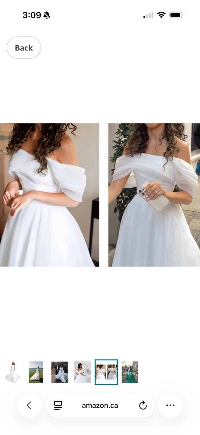 White Formal/Wedding Dress *NEVER WORN* - photo 2