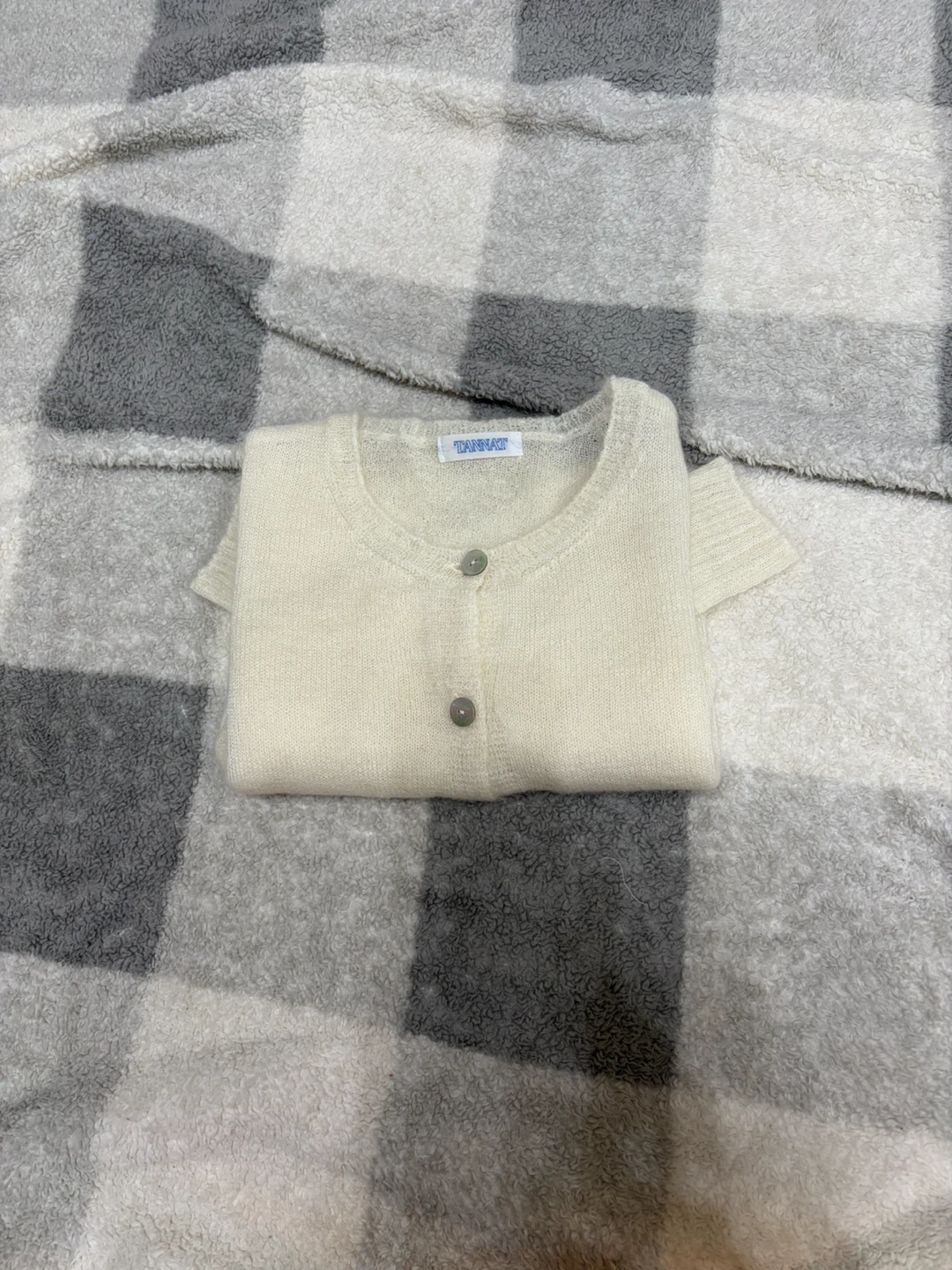 Cream Lightweight Knit Cardigan