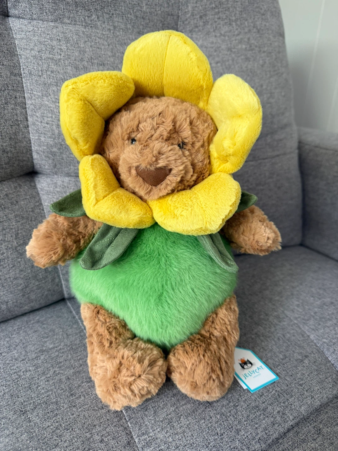 Jellycat Bartholomew Bear Daffodil Plush
