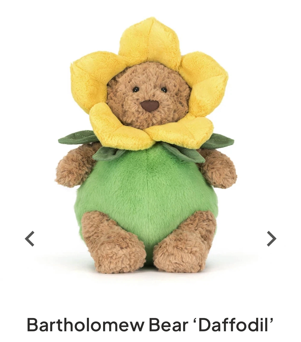 Jellycat Bartholomew Bear Daffodil Plush - photo 2