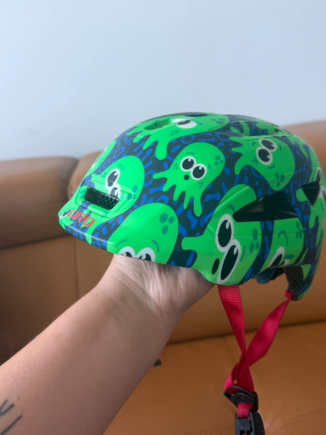 Giro Scamp II Green Kids Bike Helmet Small