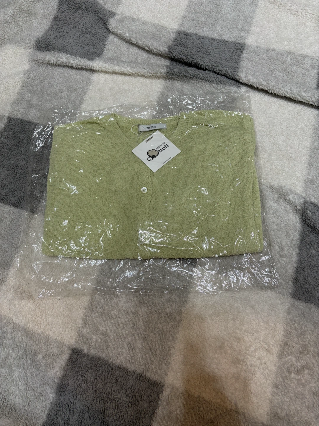 Cardigan - Pink/ Light Sage Green - photo 4
