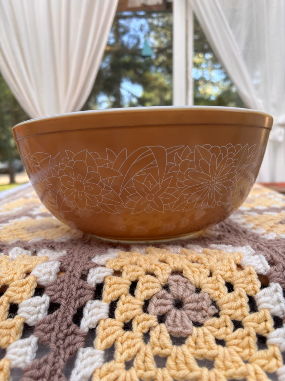 Vintage Pyrex Woodland 4-piece Mixing Bowl Set - photo 5