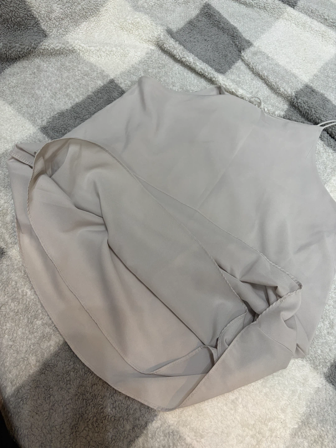 Light Grey Spaghetti Strap Cami Top - photo 2
