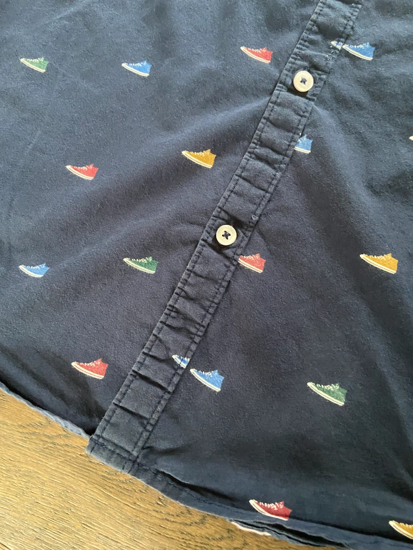 EUC: Cactus Boys Short Sleeve Button Up Shirt 13-14 yrs - photo 2