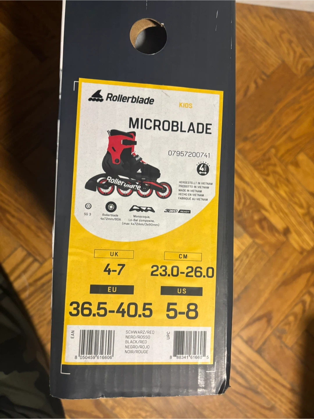 New!  Rollerblade Microblade Kids Inline Skates